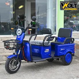 Двуместна CARGO електрическа триколка BULLMAX A10 CE, 60V, 2800W, 20Ah, синя Двуместна CARGO електрическа триколка BULLMAX A10 CE, 60V, 2800W, 20Ah, синя
