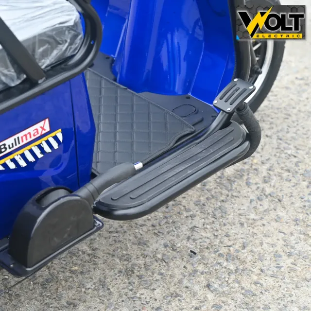 View 6 of Двуместна CARGO електрическа триколка BULLMAX A10 CE, 60V, 2800W, 20Ah, синя