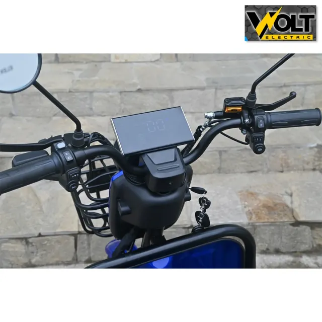 View 7 of Двуместна CARGO електрическа триколка BULLMAX A10 CE, 60V, 2800W, 20Ah, синя