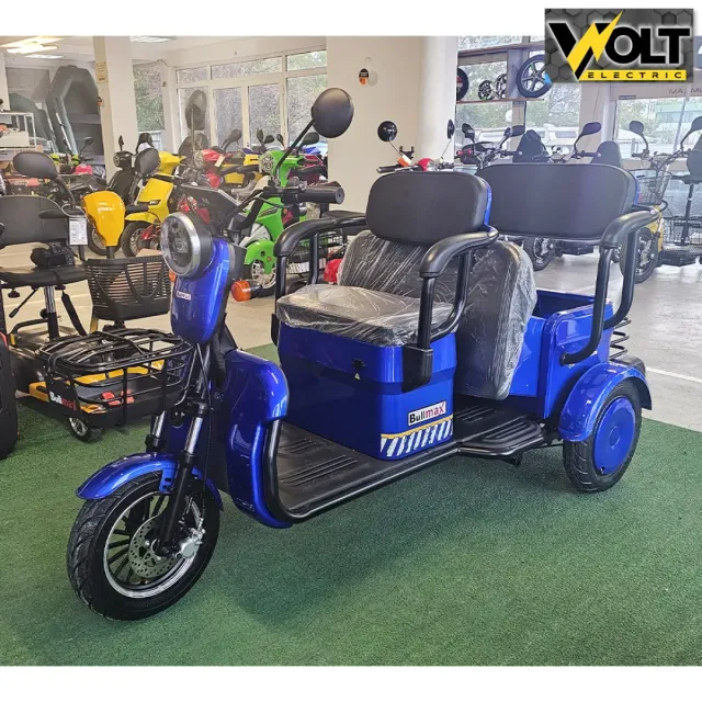 View 2 of Tриместна карго триколка BULLMAX B10 CE CARGO, 2000W, 60V, CE сертификат