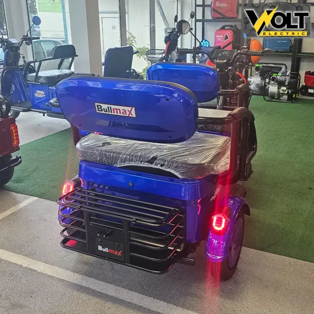 View 3 of Tриместна карго триколка BULLMAX B10 CE CARGO, 2000W, 60V, CE сертификат