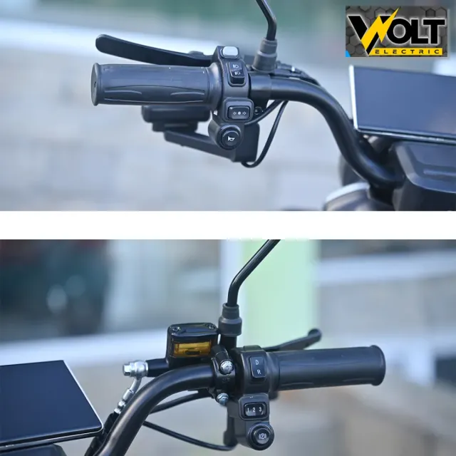 View 9 of Двуместна CARGO електрическа триколка BULLMAX A10 CE, 60V, 2800W, 20Ah, сив металик