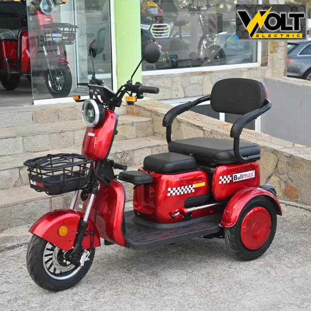 View 7 of Триместна електрическа триколка C3, 2000W, 60V, 10” джанти, CE сертификат