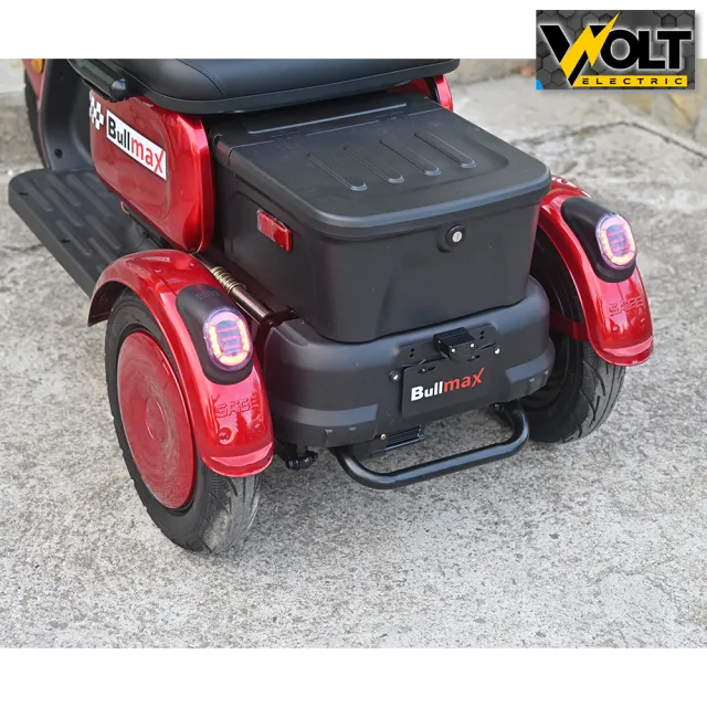 View 8 of Триместна електрическа триколка C3, 2000W, 60V, 10” джанти, CE сертификат