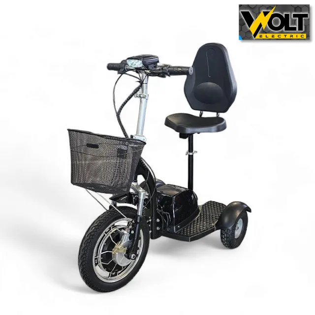 View 1 of Електрическа триколка Volt Electric A2 с облегалка и кошницам 750W, 48V