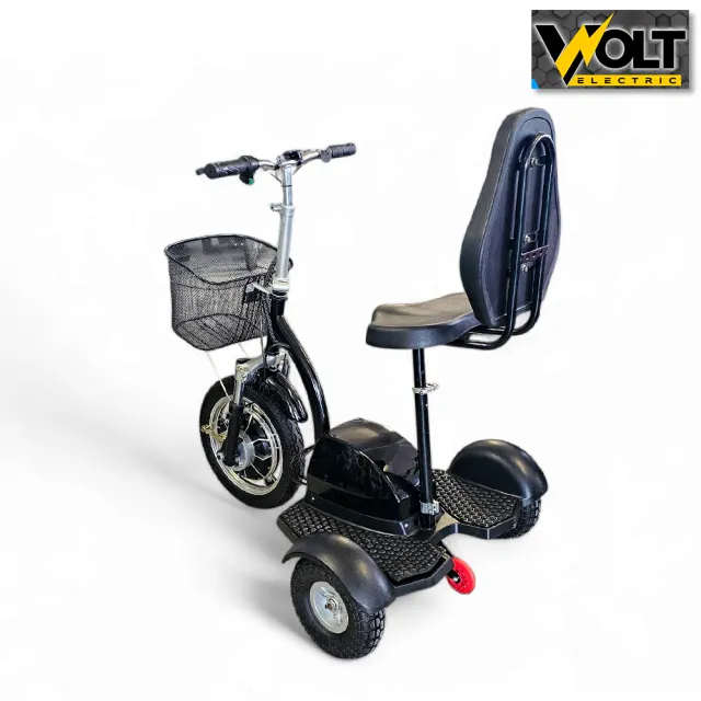 View 2 of Електрическа триколка Volt Electric A2 с облегалка и кошницам 750W, 48V