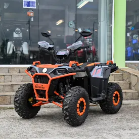 ATV 150 кубика, полуавтомат, четиритактово, ZIGO, оранжево, с теглич