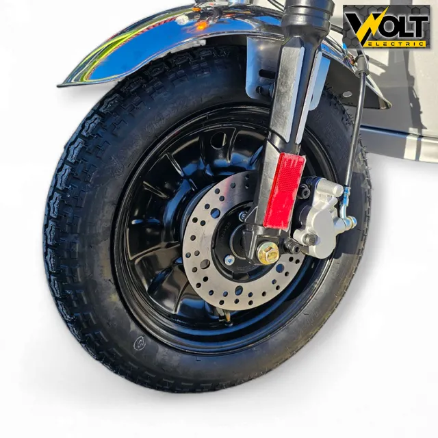 View 7 of Електрическа cargo товарна триколка BULLMAX S-500, 60V, 20Ah, 500кг. товароносимост, сива