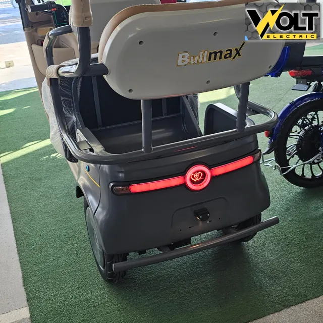 View 3 of Двуместна електрическа триколка с покрив BULLMAX CRUISER 2, 3000W, 72V, CE сертификат
