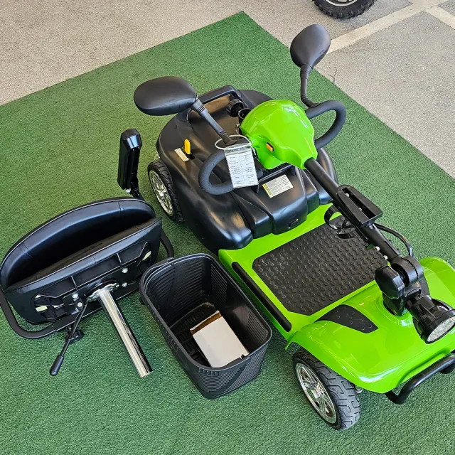 View 6 of Инвалидна електрическа четириколка Volt Electric N1 MAXI 500W, разглобяема, 500W, зелена
