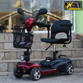 Инвалидна електрическа четириколка Volt Electric N1 MAXI, разглобяема, 500W, червена