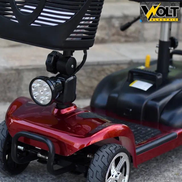 View 8 of Инвалидна електрическа четириколка Volt Electric N1 MAXI, разглобяема, 500W, червена