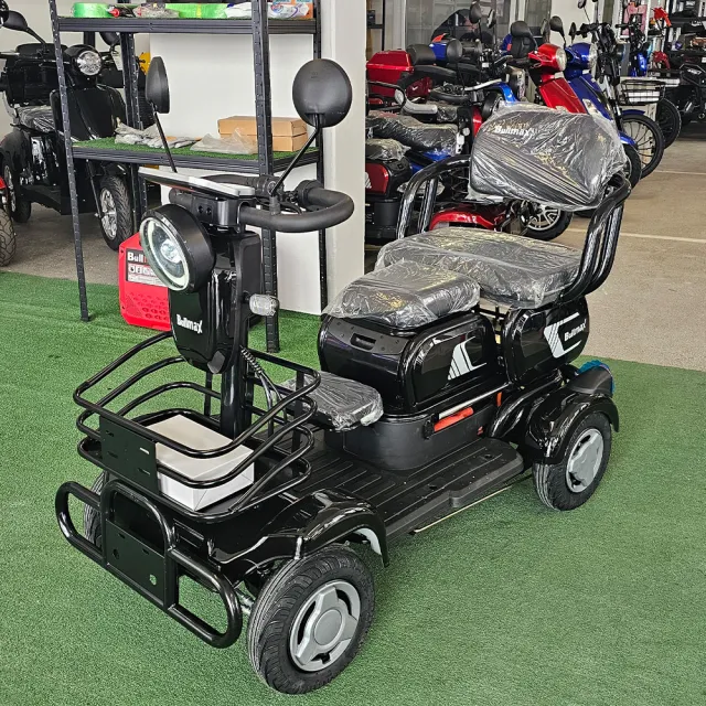 View 7 of Електрическа четириколка BULLMAX A9, рекуперация, магнитна спирачка, 1500W, 48V/20Ah, черна