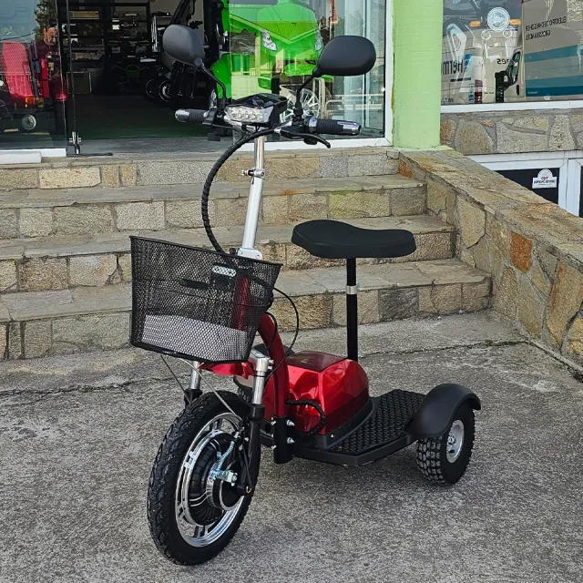 View 4 of Електрическа триколка Volt Electric A2, 750W, 48V, червена