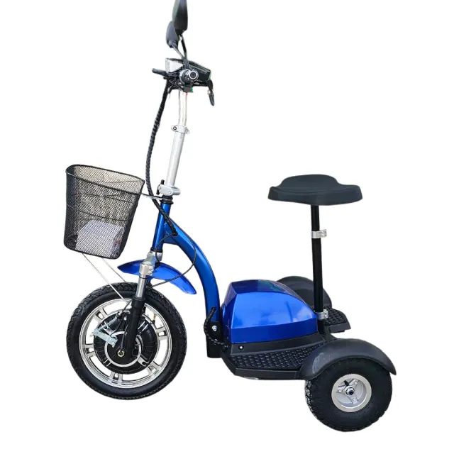 View 2 of Електрическа триколка Volt Electric A2, 750W, 48V, синя