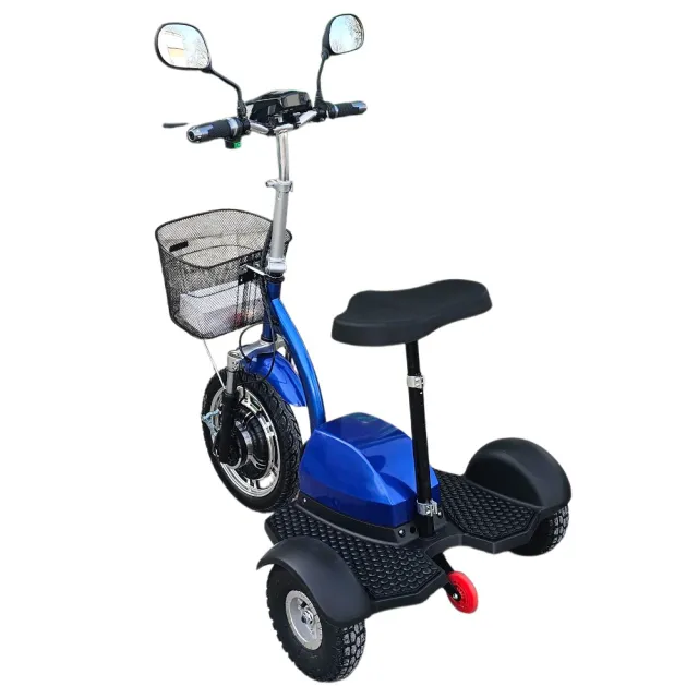 View 3 of Електрическа триколка Volt Electric A2, 750W, 48V, синя