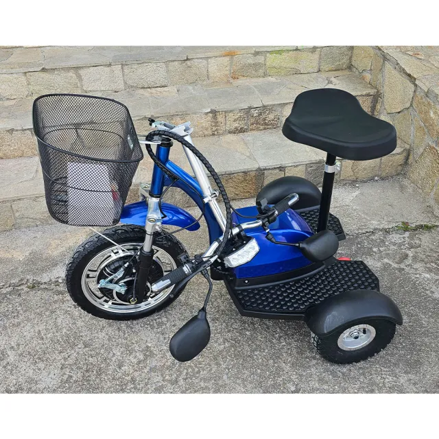 View 4 of Електрическа триколка Volt Electric A2, 750W, 48V, синя