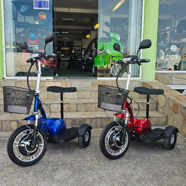 View 8 of Електрическа триколка Volt Electric A2, 750W, 48V, синя