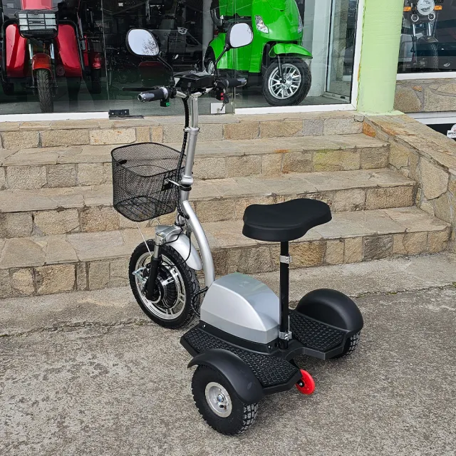 View 6 of Електрическа триколка Volt Electric A2, 750W, 48V, сив металик