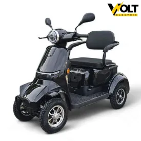 Двуместна електрическа четириколка Volt Electric Comfort DUO, 2000W, 60V, 20Ah, CE сертификат, черен лак Двуместна електрическа четириколка Volt Electric Comfort DUO, 2000W, 60V, 20Ah, CE сертификат, черен лак