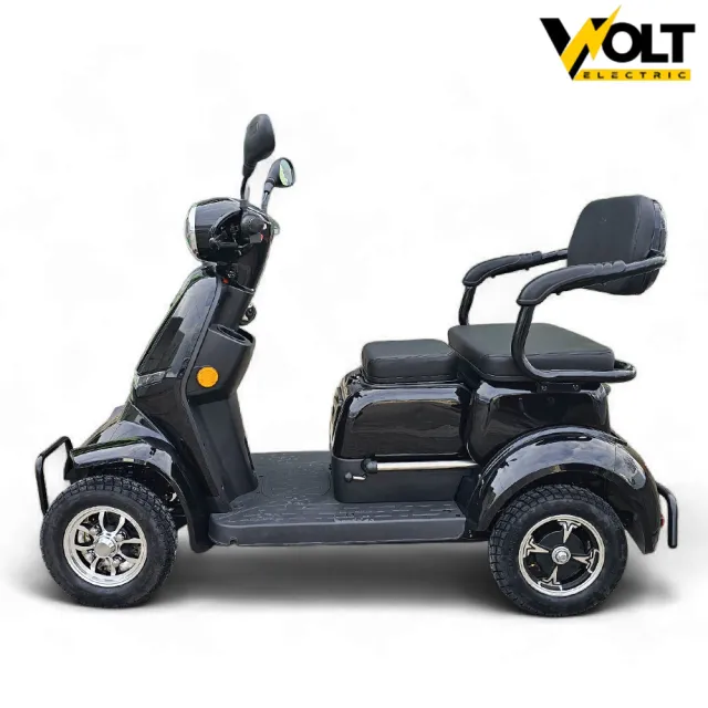 View 3 of Двуместна електрическа четириколка Volt Electric Comfort DUO, 2000W, 60V, 20Ah, CE сертификат, черен лак