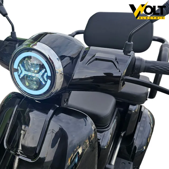 View 5 of Двуместна електрическа четириколка Volt Electric Comfort DUO, 2000W, 60V, 20Ah, CE сертификат, черен лак