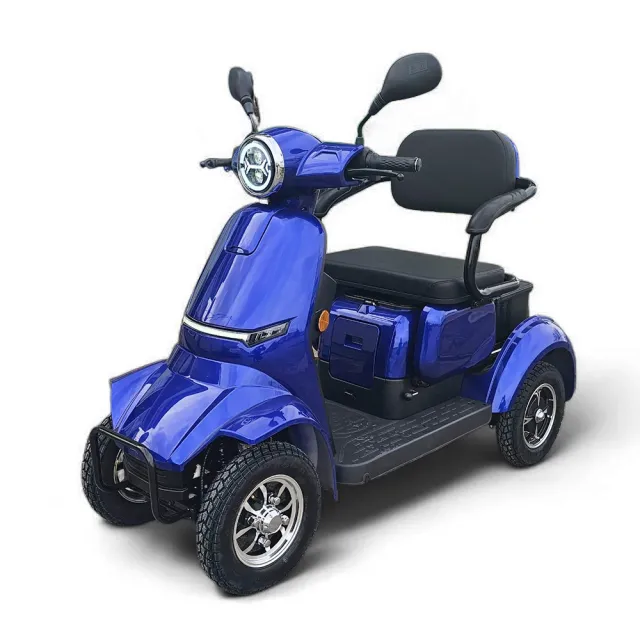 View 1 of Двуместна електрическа четириколка Volt Electric Comfort DUO, 2000W, 60V, 20Ah, CE сертификат, тъмносин металик