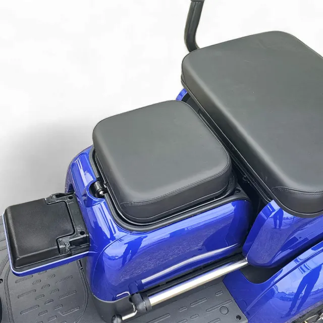 View 4 of Двуместна електрическа четириколка Volt Electric Comfort DUO, 2000W, 60V, 20Ah, CE сертификат, тъмносин металик